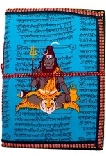 Purpledip Handmade Paper Journal Lord Siva (Shiva Mahadev): Vintage Diary Notebo