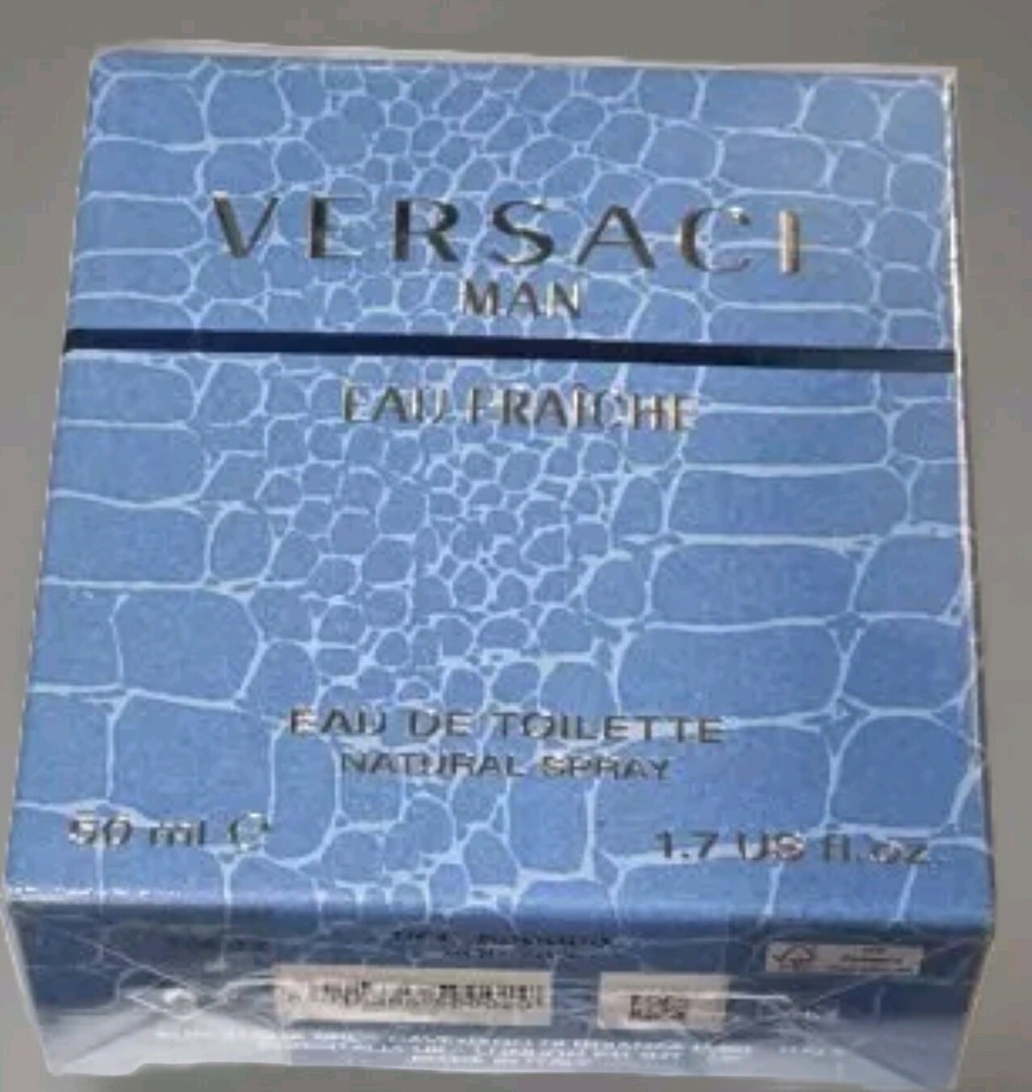 Versace Man EAU FRAÎCHE Eau De Toilette 1.7 US fl. oz. Spray SEALED NEW Macy's