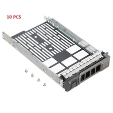 10X 3.5" SAS SATA Hard Drive Caddy Tray For Dell PowerEdge T310 T410 T610 T710
