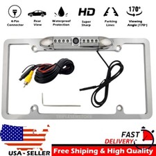 Backup Rearview Camera License Plate Frame for Sony XAV-AX8100 XAVAX8100