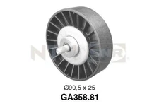 SNR GA358.81 Deflection/Guide Pulley, V-ribbed belt for Alfa Romeo Fiat Lancia