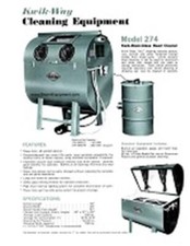 Kwik Way Model 274 Glass Bead Machine Flier Kwik Way Model 274 Glass Bead Machine Flier