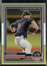 2023 Panini USA Baseball Stars & Stripes #63 Ryan Bruno BSG Prizm