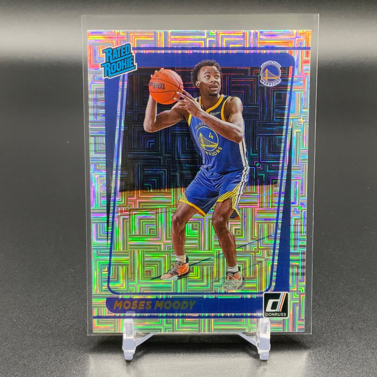 2021-22 Panini Donruss Rated Rookie #234 Moses Moody Choice GRC850