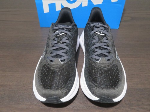 Hoka One One Mach 6 Herren 10 Schuhe 1147790 BWHT Schwarz Weiß Laufen Gym Sneaker - Bild 3 von 8