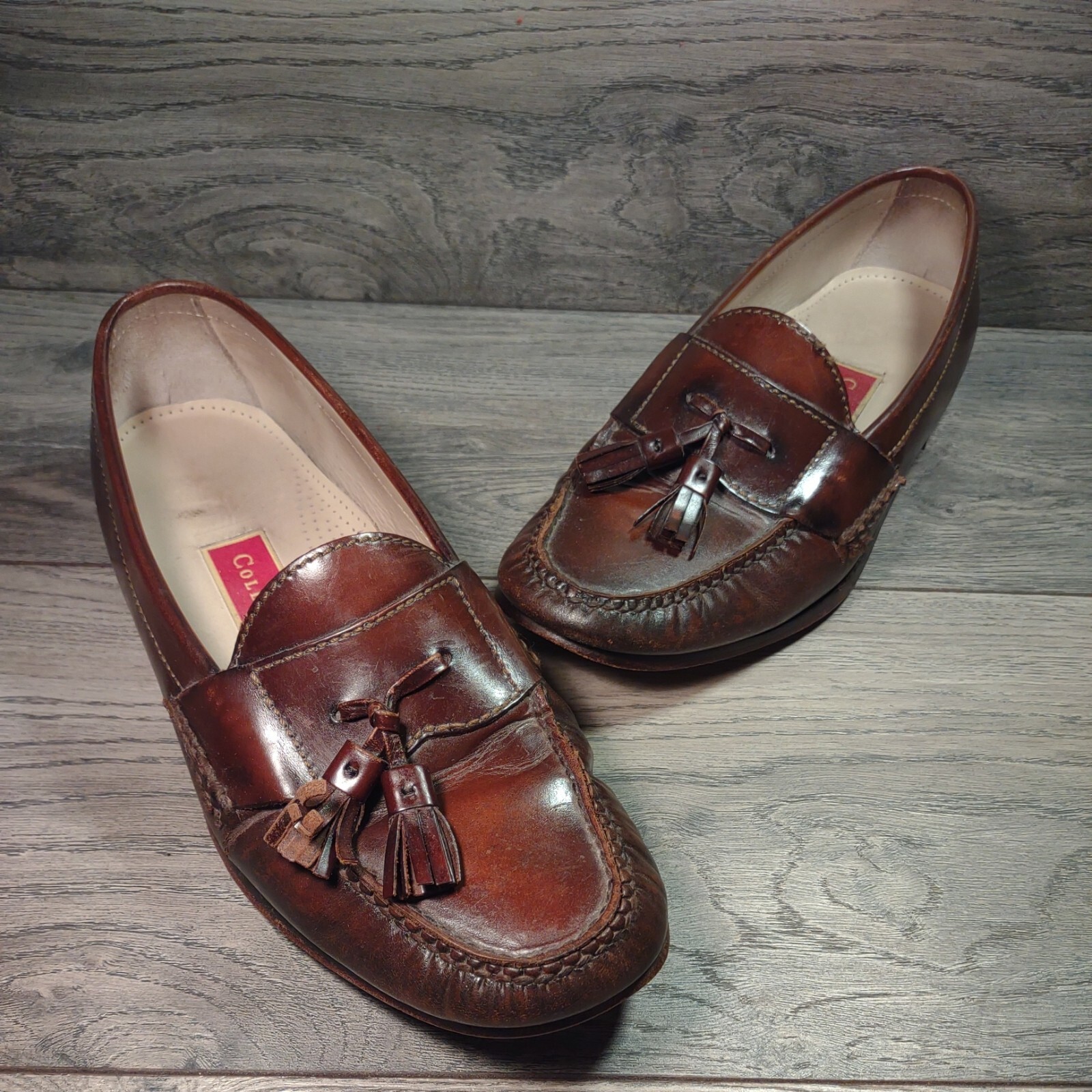 Cole Haan Mens Tassel Loafers Shoes 