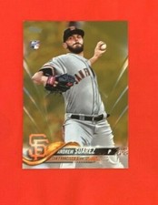 2018 Topps Update Andrew Suarez Gold Parallel Rookie Card #2004/2018 