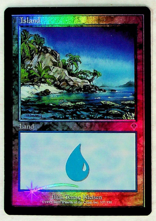 Island - Foil - Invasion Edition - Magic The Gathering Card | eBay