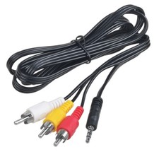 AV A/V TV Video Cable Cord Lead for Panasonic Camcorder HC-V201/K/P HC-V210 M K