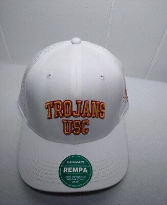 LEGACY REMPA Reclaim Mid-Pro USC Trojans White Cap One Size Adjustable New