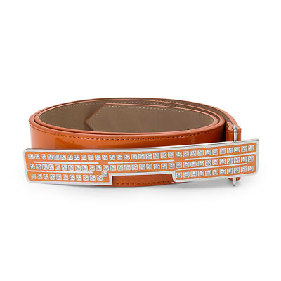 NWT SP5DER SP5 ORANGE BELTS SIZE LXL $150 | eBay