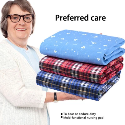 PAKASEPT Elder Incontinence Pad Bed Protector Sheet Reusable Washable Absorbent Urine Mat