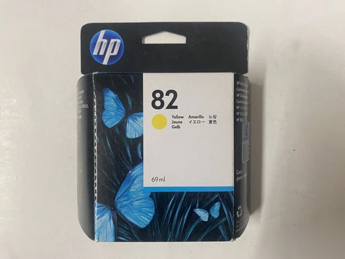 original HP Tintenpatrone 82 Yellow C4913A 69ml ( 03/2024 ) OVP Rechnung
