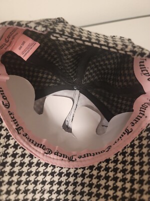 Juicy Couture Black & White Houndstooth Patch Logo  display picture 3