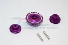 GPM STEEL GEARS Upgrade For Kyosho HOR Bike 52T 53 55T 3PCS SET  -PURPLE-