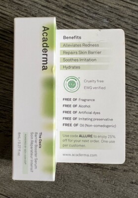 Acaderma The Oasis Barrier Booster Serum  0.27oz TRAVEL SZ Sealed NIB RV$20
