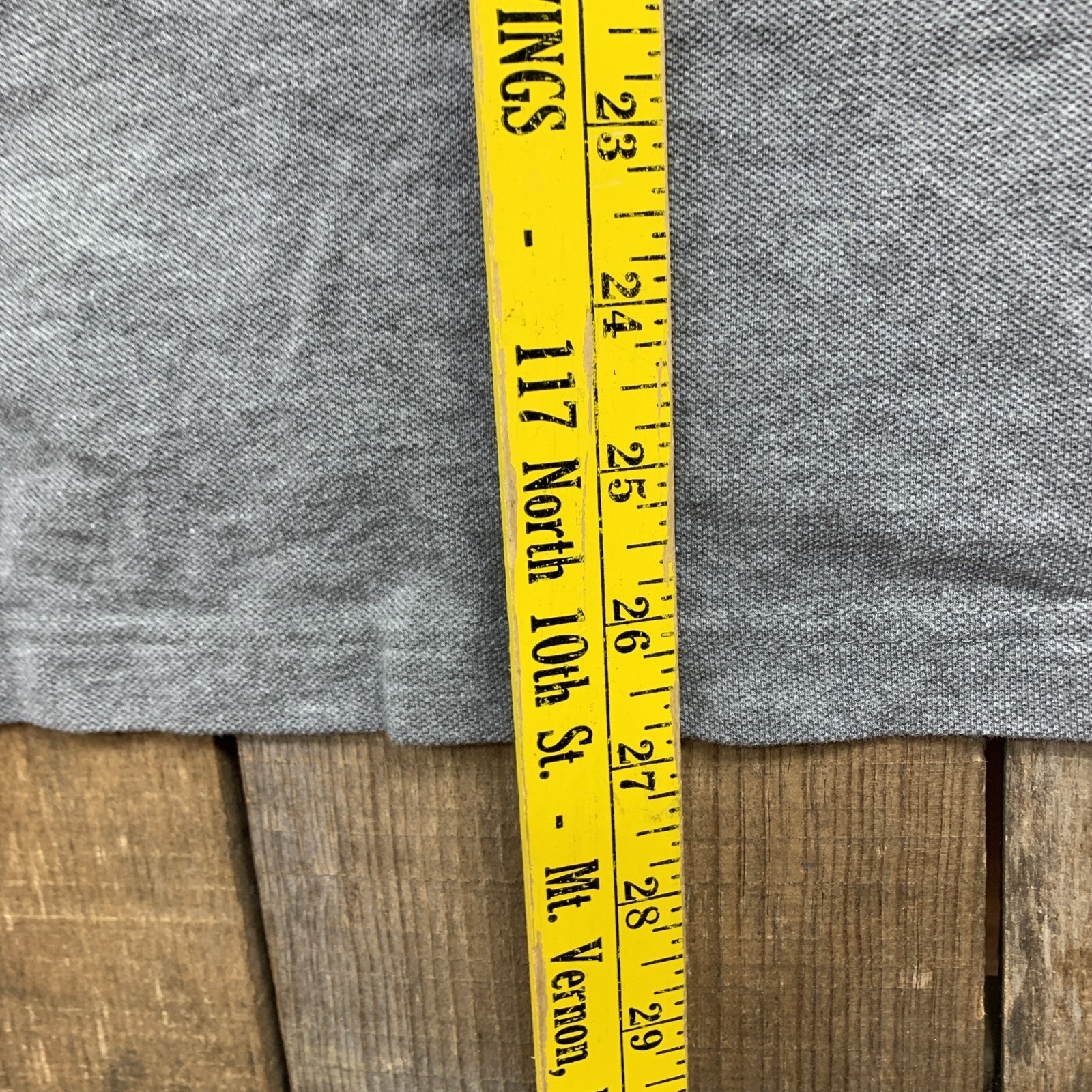 U.S. Polo Assn Solid Grey Polo Shirt Mens Size XL