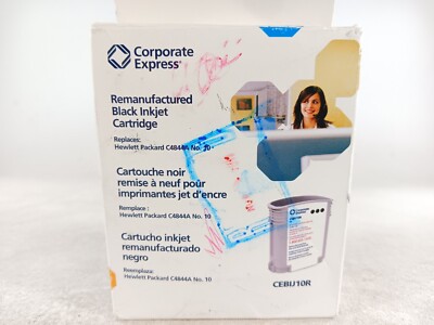 Corporate Express HP C4844A Black Ink Cartridge CEBIJ10R