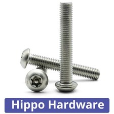 Torx Pin Button Head Security Bolts Anti Vandal Tamper Screw M6 M8 M10 Stainless