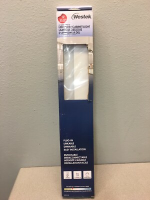 Amertac MRGO-L12W-N1 12 in. L White Plug-In LED Under Cabinet Light Strip 402 lm