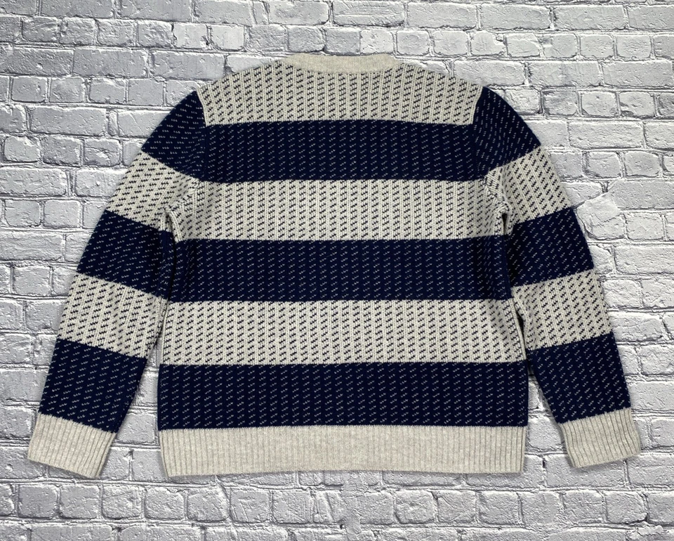 LL Bean x Todd Snyder Cashmere-Merino Norwegian Sweater Mens Size L Cabin Luxury - Image 2 of 4