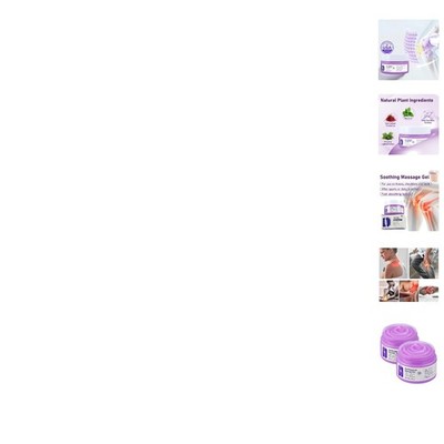 2PCS All-Natural Soothing Gel for Joint Relief   Perfect for Active Lifestyles