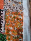 Vintage Crazy Quilt Top 82-1/2" x 92-1/2"  Colorful Materials — photo 6
