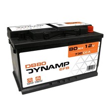 Dynamp DB80 EFB 80Ah 730CCA 12V Start-Stop Battery (Type 115)