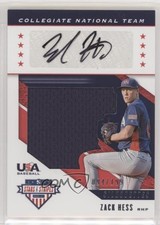 2019 Panini USA Baseball Stars & Stripes Jerseys /199 Zack Hess #USA-AP Auto 0q0
