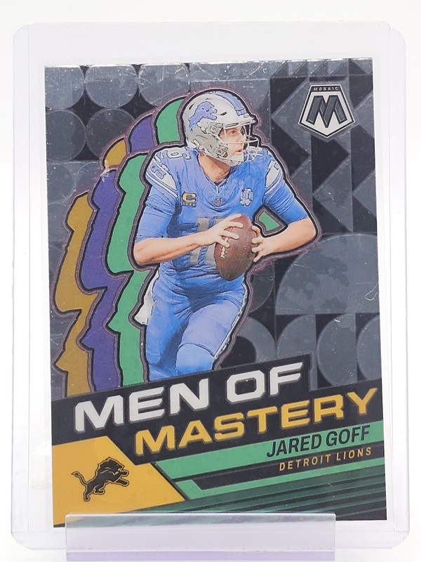 JARED GOFF 2024 PANINI MOSAIC FOOTBALL MEN OF MASTERY #MM-5 LIONS Q7183