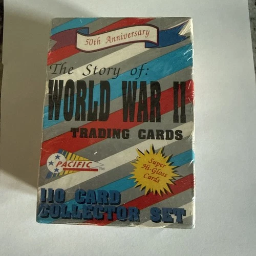 World War II 1992 Pacific Trading Card Co. Complete Base Card Set Of 110
