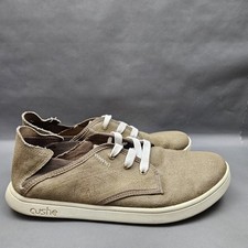 Cushe Evo-Lite Albans Shoes Mens 11 Brown Canvas Casual Comfort Sneakers