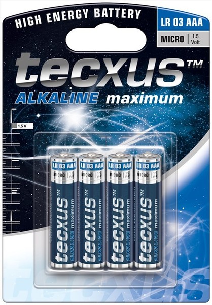 Tecxus LR03/AAA (Micro) - Alkali-Mangan Batterie (Alkaline), 1,5 V-image