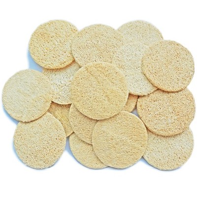 Natural Loofah Sponge Exfoliating Face Pads Facial Body Scrubbers Pad Sponges
