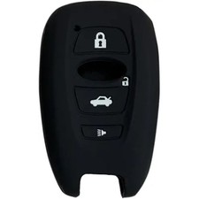Key Fob Cover for 4 Buttons Silicone Key Fob Remote Case Fit for BRZ Legacy Outb