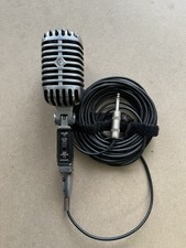 Vintage Shure Model PE55 Dynamic Microphone W/ Plug In Cord