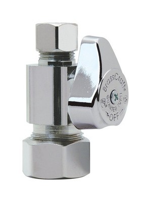 BrassCraft G2CR11X CD 125 PSI Brass Straight Valve 1/4 x 3/8 in. Compression