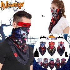 Halloween Headband Balaclava Neck Gaiter Skull Headwear Bandana Magic Scarf Mask