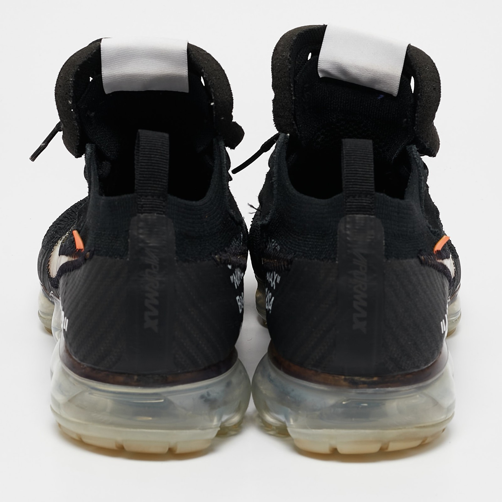 Sneakers Off White x Nike nere in tessuto e camoscio Air Max 90 taglia 44
