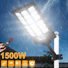 1500W Solar Light Lamparas Luz Led Solares Luces Para Exterior Patio con Sensor