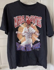 Vintage St Louis Cardinals Shirt XL Black MLB Baseball McGwire Miro Classics