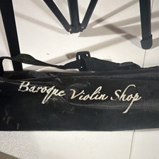 Baroque Violin Shop Foldable Sheet Music Stand Black with Carry Bag Good used
