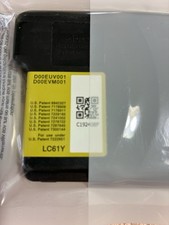 New Genuine Brother LC61  Yellow.