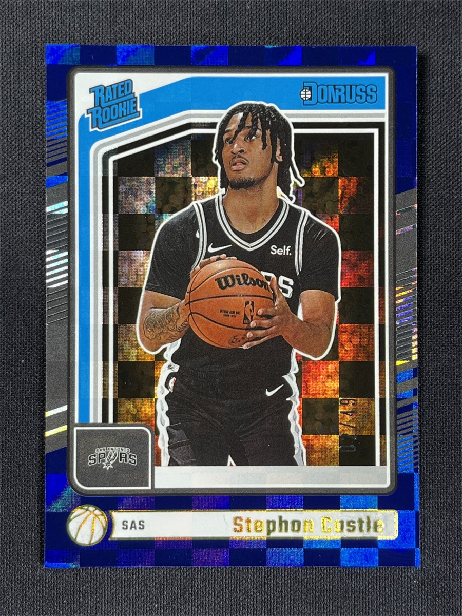 2024-25 Panini Donruss Stephon Castle #244 Checkerboard Rated Rookie RC /49
