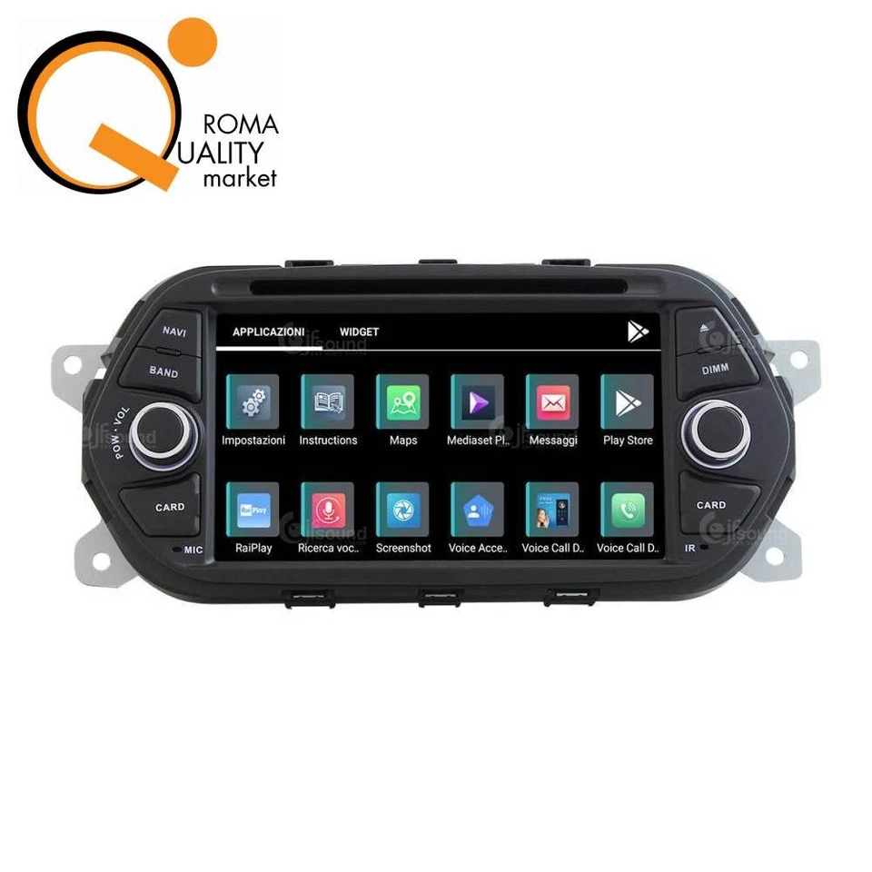 Jfsound JF-037FE-X9C PRO autoradio car tablet 7" fit FIAT Tipo da 2016 Android - Immagine 4 di 4