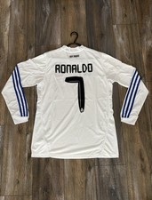 Vintage Real Madrid 2008-09 Cristiano Ronaldo #7 Long Sleeve Jersey - Adidas M/L