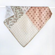 100 Mulberry Silk Shawl Pink totem Print Neckerchief 26'' Scarf Bandana Wrap
