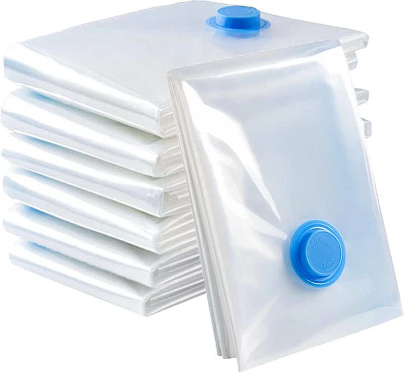 Vacuum Storage Bags Clothes Extra Large Reusable Six