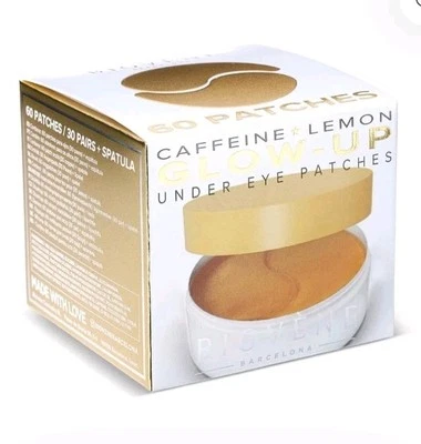 Biovene CAFFEINE GLOW-UP Hydrogel Eye Patches with Caffeine & Lemon, 60