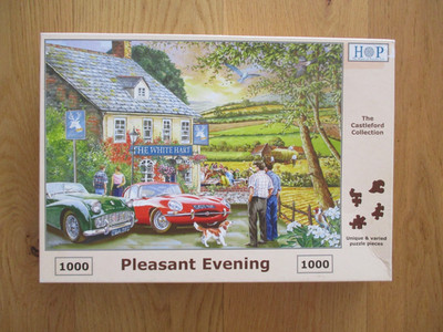 HOP Puzzle - ANGENEHMER ABEND: 1000 Teile, vollständig - de Luxe Puzzle